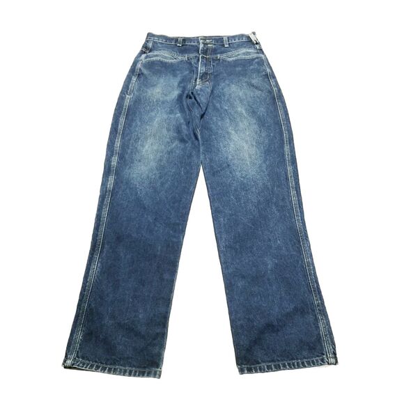Marithe Francois Girbaud Jeans Men's Size 30x35 Vintage Denim High Rise Yoke